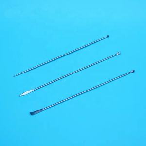 HAIJU 3 종 스테인리스 스틸 마이크로 랩 스쿱 시약 랩 샘플링 & 믹싱 주걱 세트 OEM 맞춤형 - Product Image 6