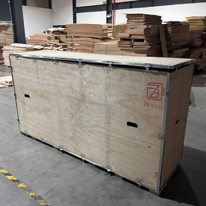 Cassette di Imballaggio Pieghevoli Personalizzate ZE BANG in Compensato/<span class=keywords><strong>Legno</strong></span>/OSB per Logistica, Stoccaggio e Trasporto, Colore <span class=keywords><strong>Legno</strong></span> Naturale - Product Image 3