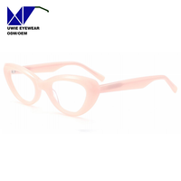 Lunettes de mode œil-de-chat en acétate sur mesure OEM, taille 52-22-145, vision haute définition pour adultes unisexes, fournisseur direct d'usine