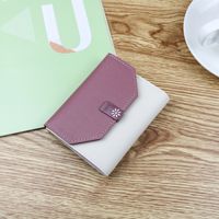 Dompet Wanita Lipat Pendek Kulit Lembut Dompet Koin Wanita Tempat Kartu Dompet Wanita Berkualitas Tinggi