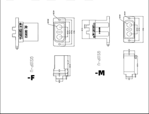 Conector Antichispas QS10P-U con Placa de Montaje con Bloqueo, Enchufe de Alta Corriente de 130A-180A para Baterías de Drones FPV y Modelos de Aviación - Product Image 5