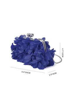 Bolso de Mano Rojo de Alta Calidad Inspirado en Diseñadores de Marca Famosa, para Mujer, con Diseño Floral, para Maquillaje, para Novias, Estilo Bandolera - Product Image 5