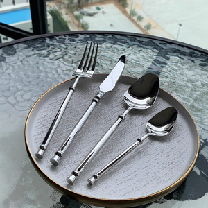 Juego de Cubiertos de Acero Inoxidable de Alta Calidad, Cubertería Económica al por Mayor para Restaurantes, Incluye Cuchillo para Carne para Fiestas y Bodas - Product Image 3
