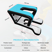 Dockstarter Personnalisable Logo Hydrofoil Gonflable Planche de Surf Foil Boards Bag Ultimate Launch Pad for Hydrofoiling Adventures