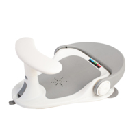 Siège de bain pliable pour bébé, semi-fermé, chaise pour nourrisson 1-2 ans, montage facile, dossier de soutien, certifié CPC