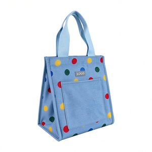 Bolsa de Almuerzo Infantil Aislada, Ecológica, Ligera y Portátil, de Gran Capacidad, con Forro de Lana Perlada, Cierre de Cremallera Impermeable y Ajustable - Product Image 6