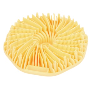 <span class=keywords><strong>Brosse</strong></span> <span class=keywords><strong>ronde</strong></span> de nettoyage anti-bactérien en silicone souple pour le corps, massage exfoliant pour le bain et le dos pour hommes et femmes - Product Image 2