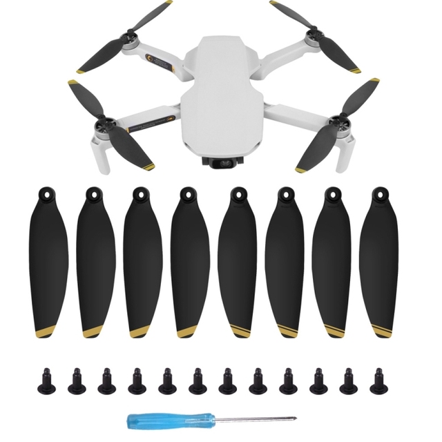 8 PCS/Set Sunnylife 4726F Low Noise Quick-release Wing Propellers for DJI Mini 2 Drone Accessories