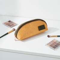 Sac de voyage portable Ziooer en Tyvek écologique avec poignée, fermeture éclair, style tendance, pour maquillage, pinceaux et articles de toilette