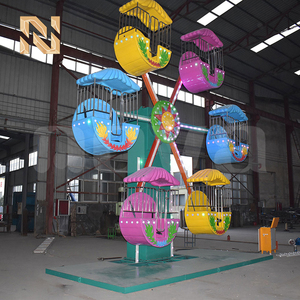 Mini <span class=keywords><strong>Grande</strong></span> <span class=keywords><strong>Roue</strong></span> de 5,5 m de hauteur, manèges de parc d'attractions extérieur, en acier et PRF, couleur personnalisée, manèges pour enfants de carnaval - Product Image 6