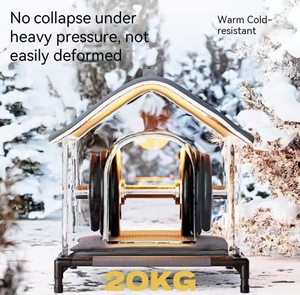 Katzenhöhle Rechteckig Modisch Klassisch <span class=keywords><strong>Outdoor</strong></span> Winter Wärmebeständig Wasserdicht Regenfest Verdicktes Geschlossenes Zelt zum Warmhalten - Product Image 5