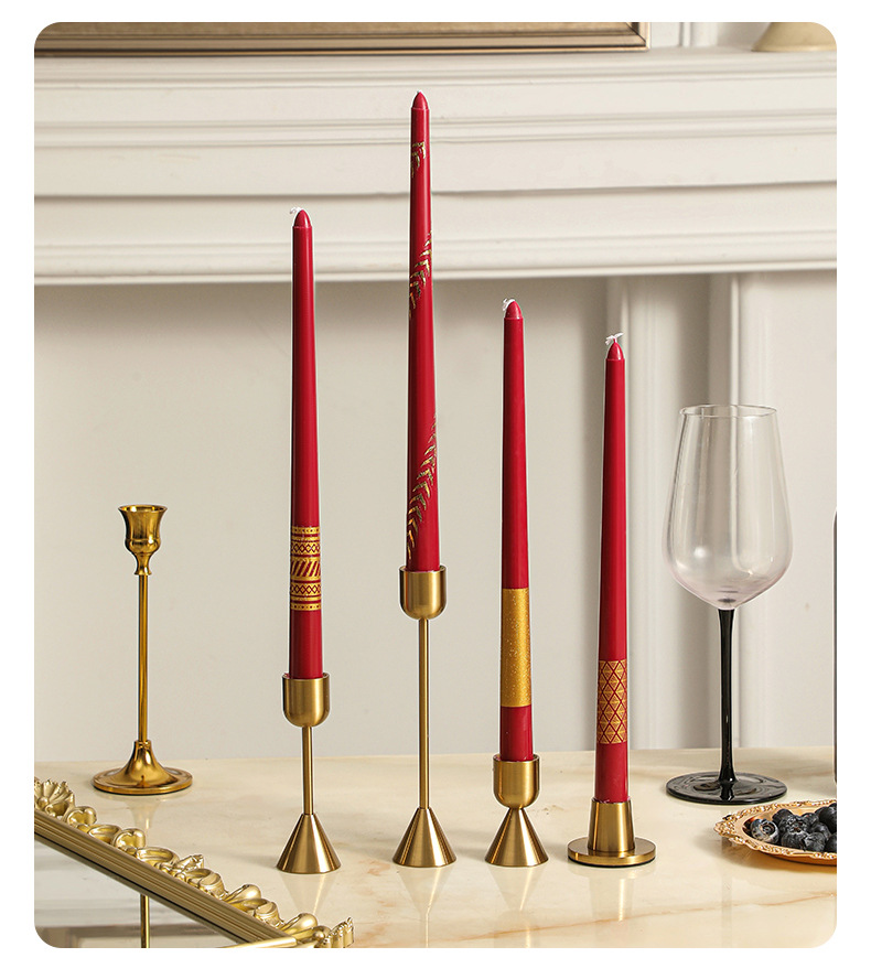 30 cm rouge carmin lot de 2