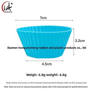 Christmas Set Round <b>Silicone</b> <b>Baking</b> Muffin Cups 6/12/24/32 Piece Oven Safe Food Contact Safe - Product Image 5