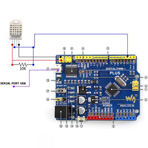 Module de capteur numérique de température et d'humidité DHT22 |   Le capteur de surveillance remplace le SHT11/SHT15 pour les projets Arduino DIY - Product Image 3