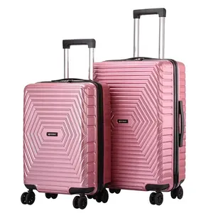 Чемодан на колесиках из АБС-пластика для ручных путешествий, комплект сумок, чемодан с твердым корпусом, 3 Сумки на колесиках