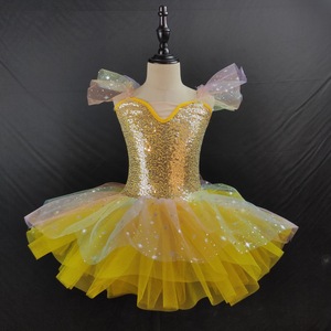 Tutú de Ballet <span class=keywords><strong>con</strong></span> Lentejuelas para Niñas, Disfraz de Bailarina de Tul para Fiestas, Ballet para Niñas, Actuación de Cumpleaños - Product Image 4