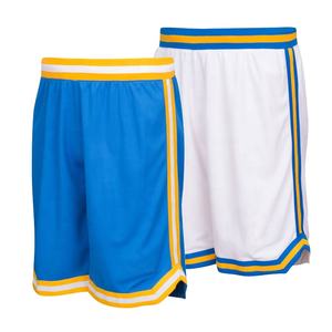 Short de basket-ball personnalisé pour hommes, entièrement respirant, maille imprimée par sublimation, logo agrandi, vêtements de sport grande taille pour l'été - Product Image 3