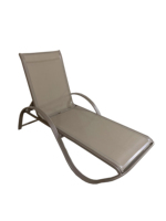 Chaise longue à cadre en aluminium de haute qualité pour piscine extérieure, jardin ou hôtel, chaise de concubine impériale pour bronzer