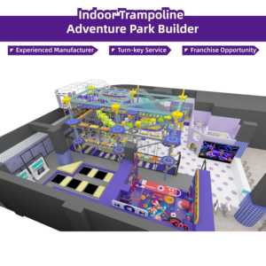 Diseño <span class=keywords><strong>de</strong></span> Parque Infantil Interior Comercial Bettaplay <span class=keywords><strong>de</strong></span> 520 m² con Trampolín, Tirolina, Piscina <span class=keywords><strong>de</strong></span> Pelotas, Tobogán y Circuito <span class=keywords><strong>de</strong></span> Cuerdas - Product Image 3