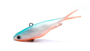 95mm 115mm fil dur double queue magnétique de pêche spinnerbait leurres de pêche souples, leurres artificiels souples - Product Image 2