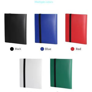 Album de cartes à neuf compartiments, grande capacité, en PP, avec sangle noire, 360 emplacements pour cartes Pokémon et jeux, personnalisable avec logo - Product Image 4