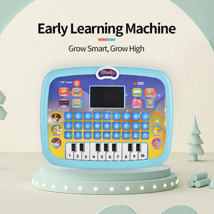 Tablette d'apprentissage multifonctionnelle pour enfants : Piano éducatif précoce, machine à apprendre les mots et l'alphabet avec fonction tactile et LED parlante - Product Image 2