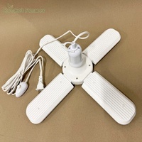 Lampe de culture hydroponique CE FCC à 4 panneaux réglables, E27, 48W, pliable, spectre complet, ampoule LED pour plantes d'intérieur