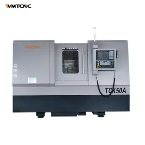 Taiwan automatic turn/mill TCK50A turning and milling machining center fanuc horizontal turning center