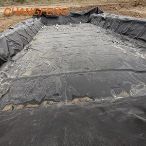 Геомембрана из ПНД (линейный полиэтилен низкой плотности) толщиной 0,5 мм и 1 мм, водонепроницаемая, для укладки на полигонах ТБО, в плотинах, прудах и на креветочных фермах - Product Image 3