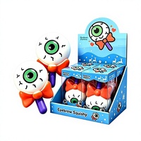 Nouvel article en stock transfrontalier Teenie Jack-Glow Halloween Haunted House Rubber Squishy Fingertip Toy Set Boxed