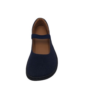 TipsieToes – Baskets plates décontractées en cuir véritable <span class=keywords><strong>noir</strong></span> à motif floral pour <span class=keywords><strong>femme</strong></span>, style pieds nus, grandes tailles 45 46 - Product Image 1