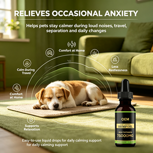 Gotas de Sabor a Pollo OEM <span class=keywords><strong>para</strong></span> Ayudar a Dormir a las <span class=keywords><strong>Mascotas</strong></span>, Gotas Sedantes con Vitaminas - Product Image 2