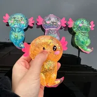Jouet Squishy Axolotl en Maltose Extensible à Rebond Lent Anti-Stress Fidget Vente en Gros Cadeau