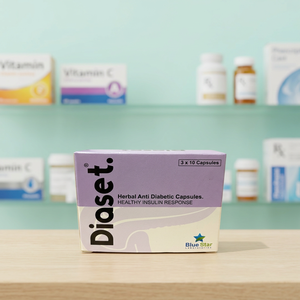 Capsules multi-herbes Diaset combinant Gudmar, Neem, Jamun, Karela, Pathani Lodh et Bilv pour une formule à base de plantes traditionnelle - Product Image 2