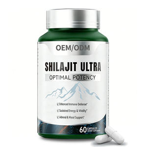Capsules de Shilajit Pur de l'Himalaya, Marque Privée OEM ODM, Extrait Naturel GMP pour Adultes, Complément Énergétique et Soutien Immunitaire - Product Image 1
