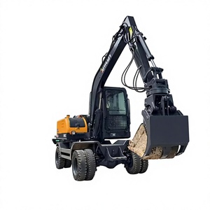 Prix avantageux XINYUAN 75B 75C Excavatrice sur pneus d'occasion 75 tonnes Petite excavatrice hydraulique Hyundai 7 tonnes - Product Image 4
