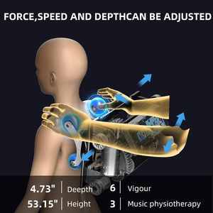 เก้าอี้นวดไฟฟ้าแบบปรับเอนได้ รุ่นปี 2025 สปาหรูหรา 4D ไร้แรงโน้มถ่วง สำหรับสำนักงาน พกพาสะดวก นวดชิอัตสึ แบบเต็มตัว ใช้ในร้านเสริมสวย - Product Image 6