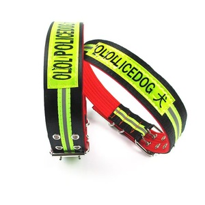 Vente en gros Collier de chien épais classique réglable, réfléchissant plus large, plusieurs couches, couvre-cou de grand chien, double aiguille - Product Image 4