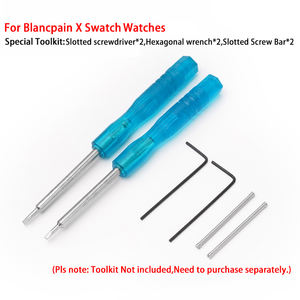 สายนาฬิกาซิลิโคนสองสีสำหรับ SWATCH x Blancpain นาฬิกายาง22มม. สำหรับห้าสิบชุดห้ามหาสมุทร - Product Image 5