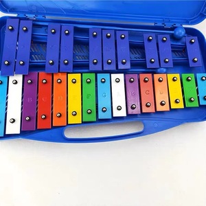 <span class=keywords><strong>Xylophone</strong></span> <span class=keywords><strong>chromatique</strong></span> coloré à 25 notes avec des touches en métal et un étui de transport - Product Image 2