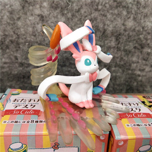 Figurines de bureau Pokémon Re-ment mignonnes en boîte mystère, porte-stylos <span class=keywords><strong>Vulpix</strong></span> Whimsicott Mew Marill, figurines en PVC pour étudiants, cadeau pour enfants - Product Image 5