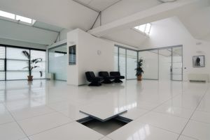 Lingding aço/sulfato de cálcio antiestático telhas cerâmicas para piso de acesso aumentado para ESD computador servidor quartos banco hospital - Product Image 5