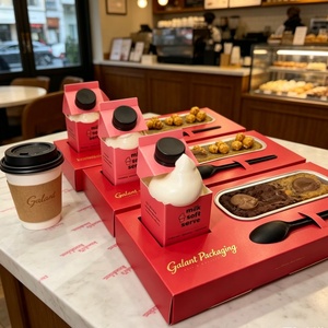 Cajas <span class=keywords><strong>de</strong></span> Papel para Donuts con Impresión Personalizada <span class=keywords><strong>al</strong></span> por <span class=keywords><strong>Mayor</strong></span>, Resistentes <span class=keywords><strong>al</strong></span> Agua, con Relieve <span class=keywords><strong>de</strong></span> Alta Gama, Embalaje <span class=keywords><strong>de</strong></span> Grado Alimenticio para Panadería, para Donuts y Pastelería - Product Image 1