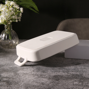WEIYE Wholesale Porcelain Kitchen Baking <strong>Dish</strong> Bakeware Baker Customized Rectangle Ceramic Highly White <strong>Gratin</strong> Baking <strong>Dishes</strong> - Product Image 5