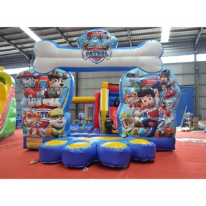 บ้านลมรูปอุ้งเท้าสุนัขสำหรับเช่าจัดงานปาร์ตี้ บ้านเด้งสำหรับสุนัข - Product Image 1