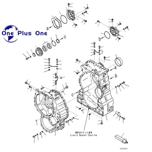 Nuevo conjunto de caja de cambios de transmisión original 56B-13-30030 adecuado para camión de minería <span class=keywords><strong>articulado</strong></span> <span class=keywords><strong>Komatsu</strong></span> 2017 - Product Image 6