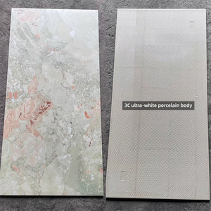 Carreaux en porcelaine aspect <span class=keywords><strong>pierre</strong></span> naturelle de qualité supérieure 1200X600mm Effet marbre vert pastel pour carreaux de salle de bain Carreaux de sol commerciaux - Product Image 3