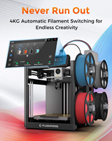 Flashforge AD5X 3D打印机 多色4色FDM 3D打印机 高速600mm/s 自动调平桌面3D打印机批发