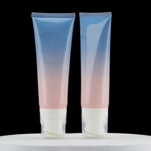 Tube cosmétique vide personnalisable de 15g avec tête de brosse en silicone et capuchon en acrylique, emballage souple pour soins de la peau, vente en gros - Product Image 3