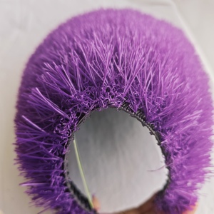 <span class=keywords><strong>Gazon</strong></span> <span class=keywords><strong>synthétique</strong></span> écologique en plastique souple pour enfants, magnifique pelouse artificielle violette pour aire de jeux, herbe artificielle naturelle pour aménagement paysager - Product Image 3